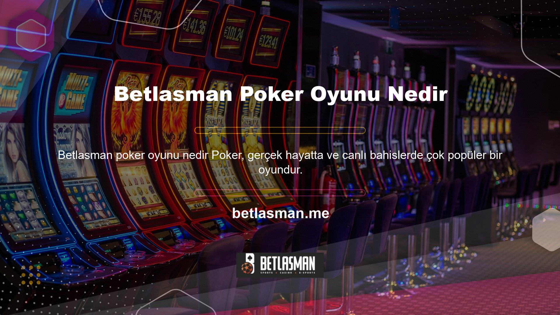 Bahisçilerin Betlasman favori poker oyunu, güvenilirliği ve karlılığıyla da etkiliyor