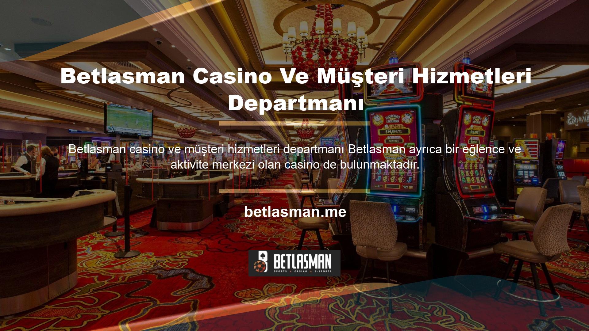 Betlasman geniş casino oyunları yelpazesi, şık ve kullanıcı dostu tasarımlarıyla karakterize edilir