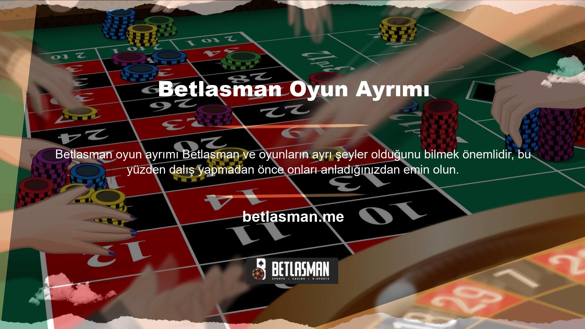Betlasman Canlı Yayını, oyunu oynamak için doğru ekipmana sahip gerçek oyuncular için kullanılabilir