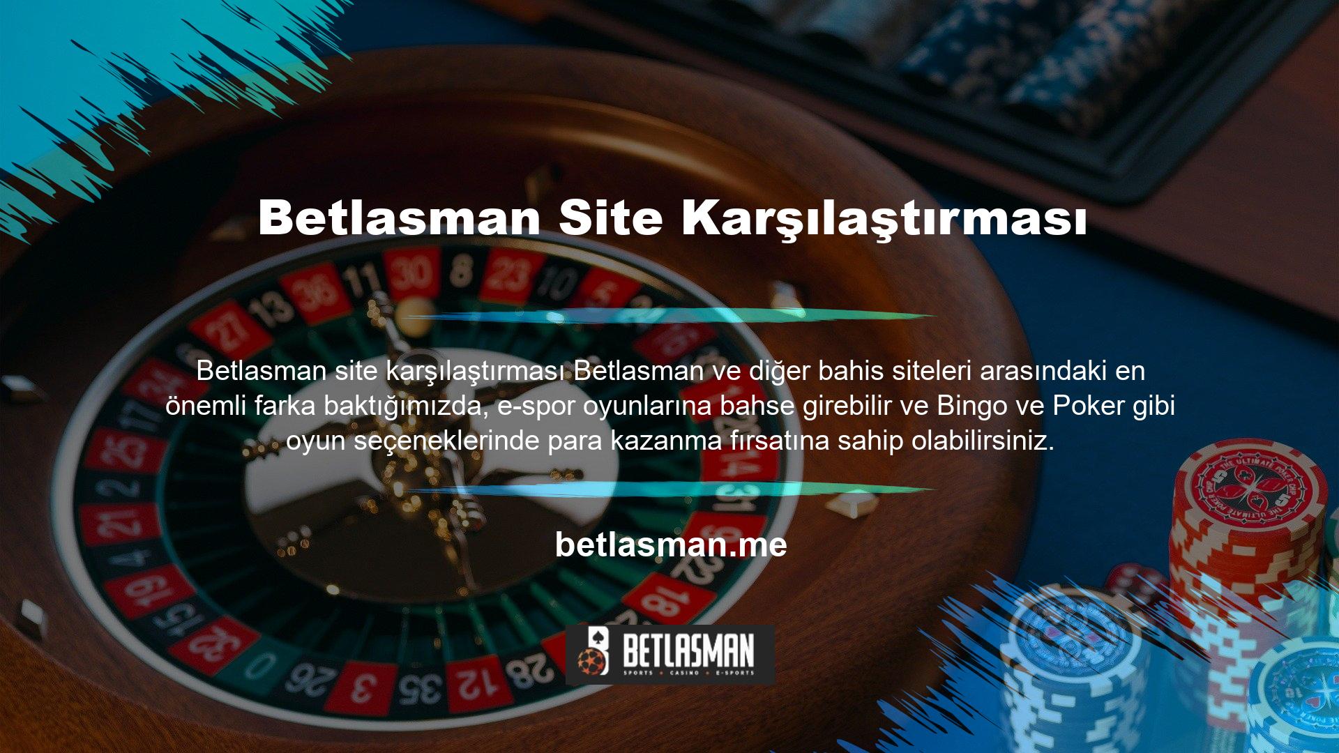 Betlasman ilk e-sporlara bahis oynadı